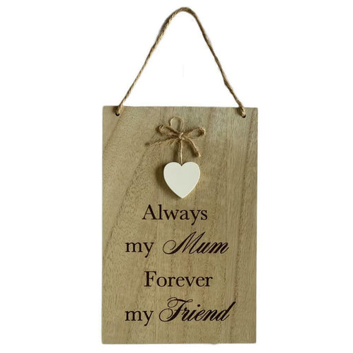 Mum Wooden Sign Wood Mum Hanging Signs Happy Mother's Day Gift Home Decor 23cm