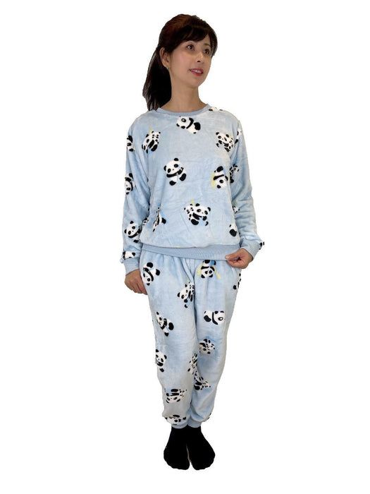 Women Pyjamas Pyjama Set Soft Plush Fleece Warm Winter Sleepwear Pajamas s8-18