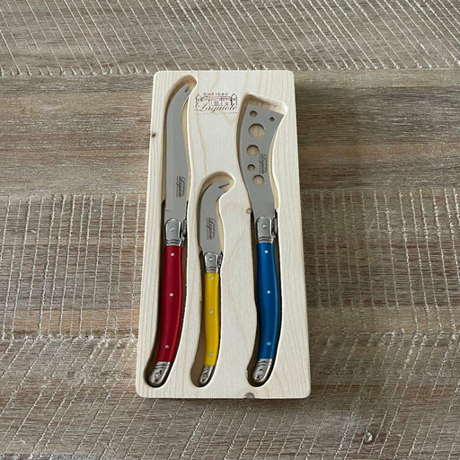 Chateau Laguiole Cheese knife Set Stainless Steel knives Multicolour 3pcs