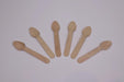 Wooden Cutlery Disposable Small Teaspoons Taster Spoons Bamboo Wood Party Bulk