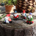 Garden Gnomes Welcome Sign Gnome Statue Figurine Fairy Garden Accessories 4pcs