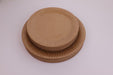 Disposable Brown Paper Plates Dinner Dessert Party Plate Eco-Friendly Bulk Buy