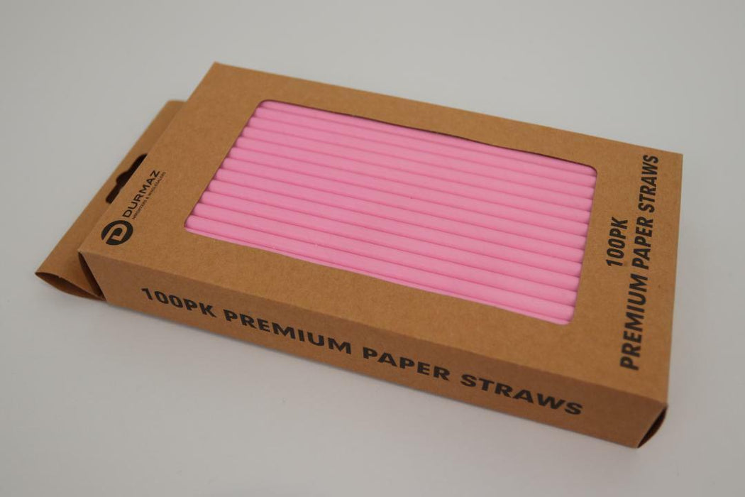 Paper Straws Food Safe Drinking Straw Birthday Party Brown White Black Red Bulk