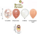 Birthday Decorations Set Rose Gold Paper Fans Garlands Confetti Balloons