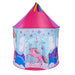 Kids Playhouse Unicorn Play Tent Pop Up Castle Princess Pink Blue Boys Girls