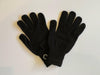 Winter Gloves Black Soft Warm Knitted Knit Full Finger Glove Women Men One Size