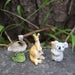 Miniature Australian Wildlife Animal Figurines Mini Animals 6pcs Koala Kangaroo