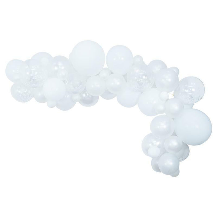 DIY White Balloon Arch Garland kit Confetti Balloons Party Decorations 71pc 4m