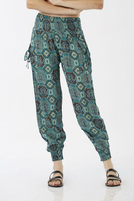 Caroline Morgan Harem Pants Women Casual Baggy Hippie Bohemian Yoga Travel Beach