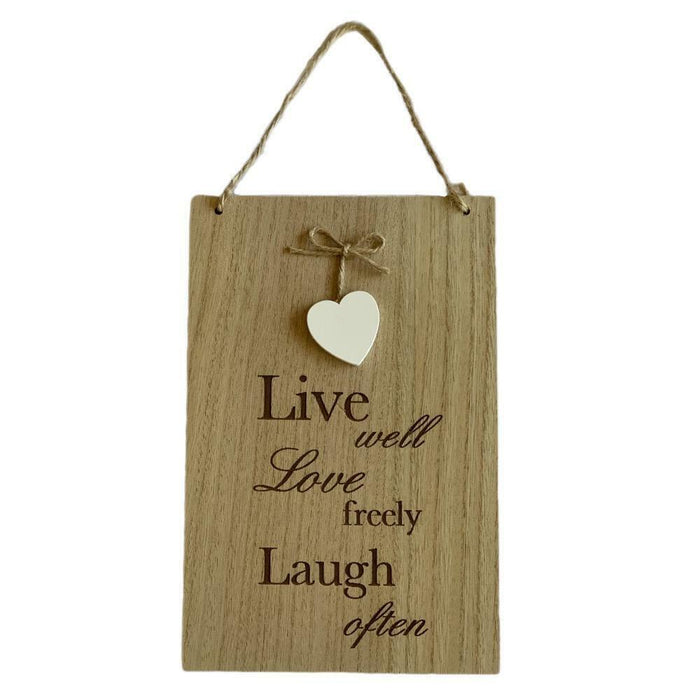 Wooden Home Signs Wall Decor Mum Mother Family Love Dream Country Sign Gift