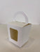 White Candy Lolly Boxes Party Sweet Treats Favour Box Small Gift Box with Window