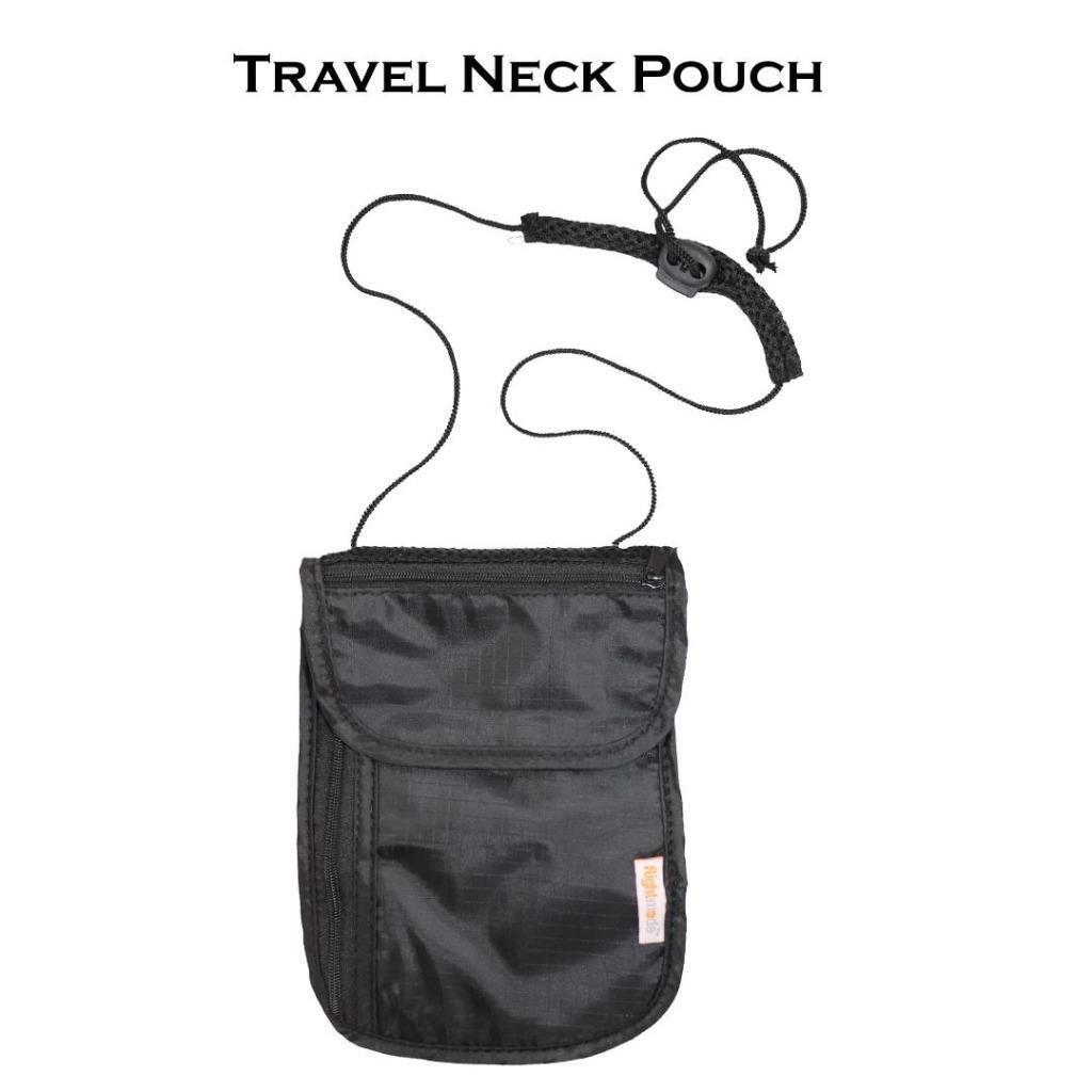Travel Neck Pouch Money Bag Passport Holder Security under Clothes Secret Wallet
