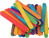 Coloured Wooden Craft Sticks Colourful Ice Cream Stick Paddle Pop 11cm Bulk