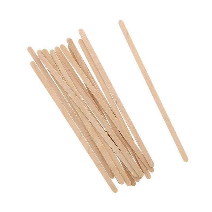 600pc Coffee Stirrers Sticks Wooden Tea Beverage Stirrers Craft Sticks 18cm Bulk