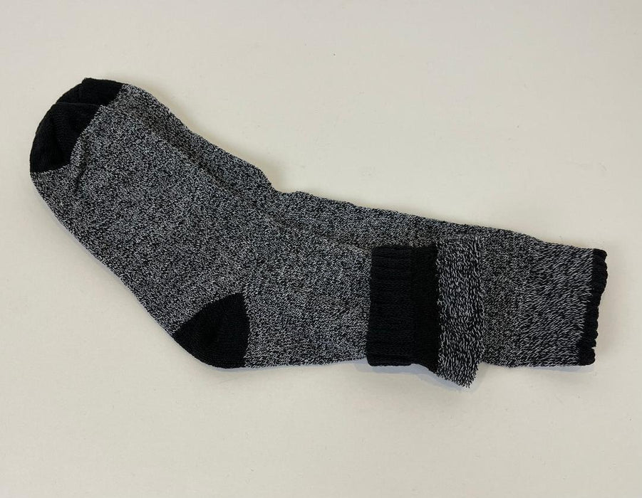 Heavy Duty Work Socks Warm Winter Sock Thermal Crew Sock Men s7-11 Black Grey