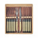 Chateau Laguiole Steak Knife Fork Set Stainless Steel Blade Knives 12pc Gift Box