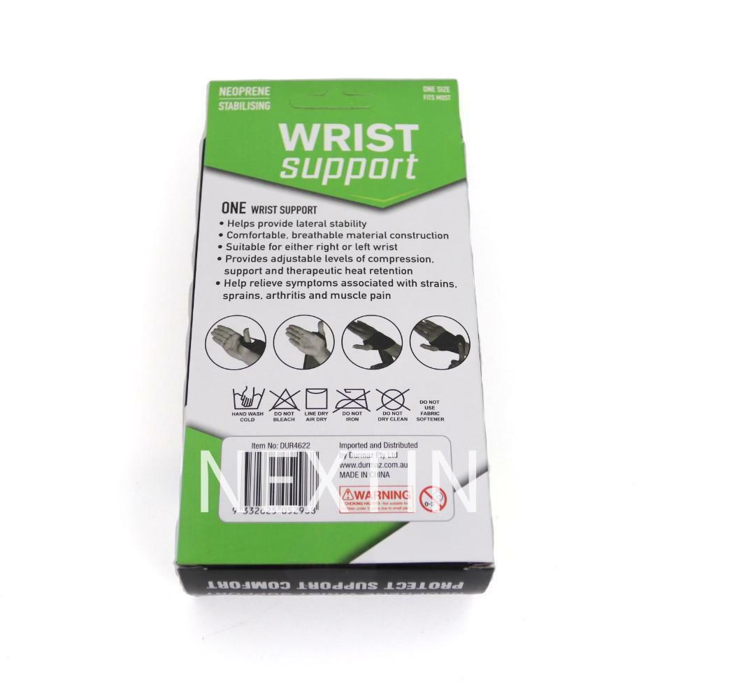 Wrist Support Pain Relief Arthritis Sprain Strain Bandage Hand Brace Gym Strap