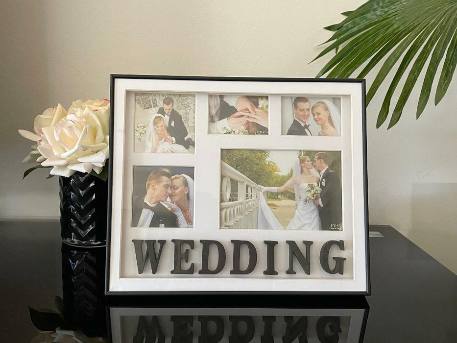 Wedding Photo Frame Metal Picture Frame Newlywed Bridal Shower Engagement gift