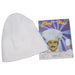 Chef Hat White Kitchen Hats Cook Baker Hotel Restaurant Adult Unisex Cotton Poly