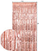 Foil Metallic Fringe Tinsel Curtain Rose Gold Backdrop Door Party Decorations