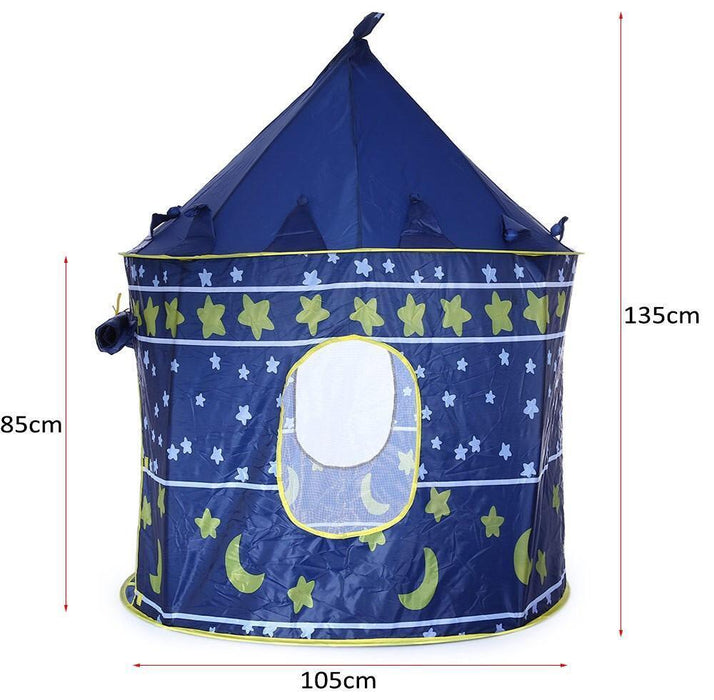 Kids Play tent Playhouse Pop Up Castle Princess Indoor Outdoor Girls Boys Gift