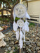 Dream Catcher with Feather Caught Dreams Wall Hanging Ornament White 65cm