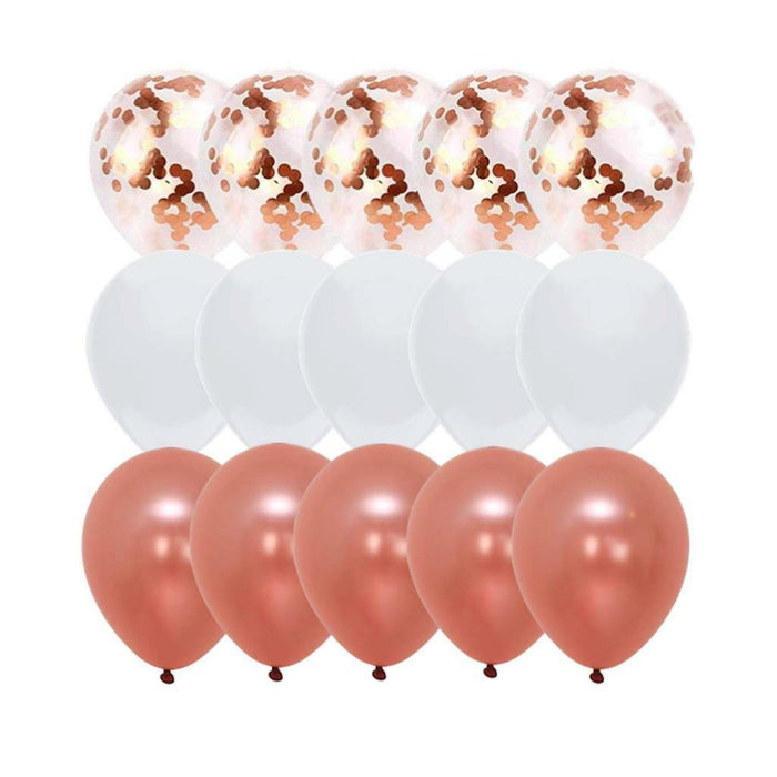 Confetti Balloons Balloon Set Rose Gold Blue Wedding Birthday Party Decorations