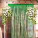 Foil Metallic Fringe Tinsel Curtain Green Backdrop Door Party Decorations