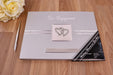 Our Engagement Guest Book & Pen Set Keepsake 36 pages Large Guestbook 31cm