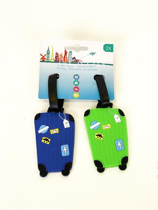 Travel Luggage Tags Set of 2 Name Tag Address ID Labels for Suitcase Bag Baggage