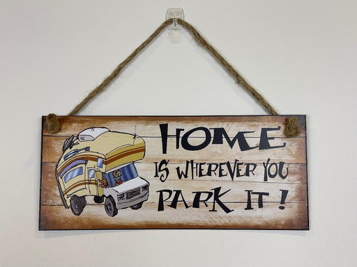 Home Is Wherever You Park It Metal Sign Country Vintage Retro Funny Home Signs