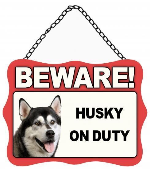 Dog Cat Metal Sign Beware of Dogs Guard Dog on Duty Warning Gate & Home Signs