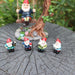 Gnome Miniature Figurine Mini Garden Gnomes Accessories Fairy Garden decor 4pcs