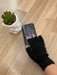 Winter Fingerless Gloves Open Finger Black Soft Warm Knitted Glove Unisex