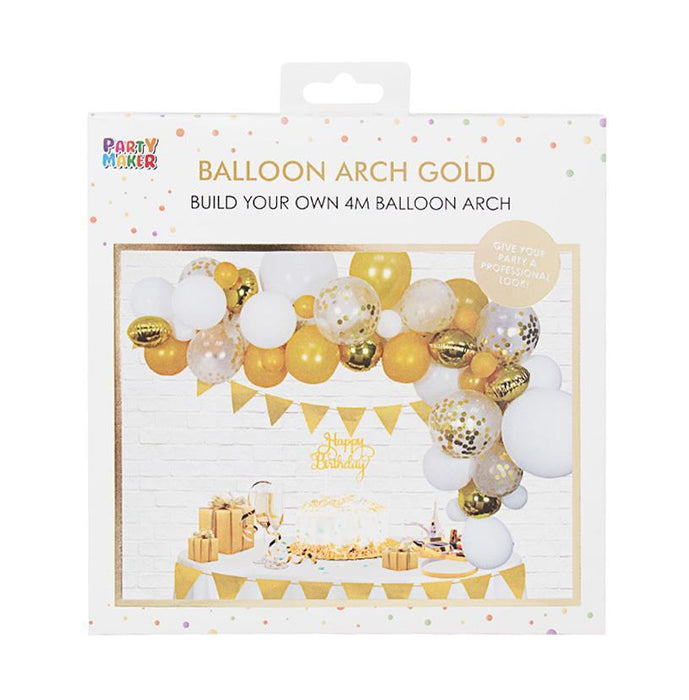 DIY Gold White Balloon Arch Garland kit Confetti Balloons Party Decorations 71pc