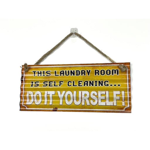 Laundry Room Metal Sign Funny Country Vintage Retro Tin Home Signs Wall Decor