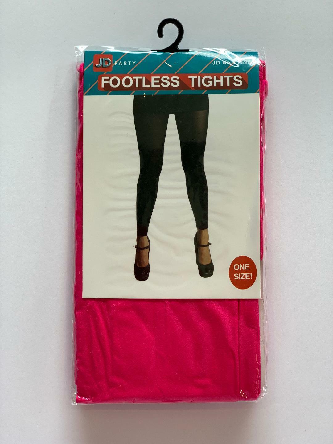 Women Ladies Leggings Footless Party Costume Legging Colorful Black Pink Green