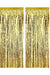 Foil Gold Metallic Fringe Tinsel Curtain Photo Backdrop Door Party Decorations