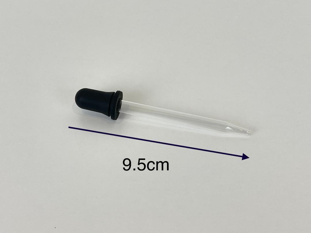 Glass Stain Droppers Squeezable Eye Pipette Liquid Dropper for Essential Oil