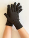 Winter Gloves Black Soft Warm Knitted Knit Full Finger Glove Women Men One Size