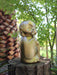 Happy Buddha Statue Lucky Fengshui Gold Monk Home Decor Figurine 25cm