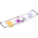 Metal Bath Caddy Bathtub Caddy Over Bath Tub Rack Organiser Bath Tray Expandable