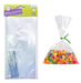 Lolly Bags with Twist Ties Party Favour Cookie Candy Treat Plastic Gift Bags