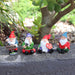 Garden Gnomes Welcome Sign Gnome Statue Figurine Fairy Garden Accessories 4pcs