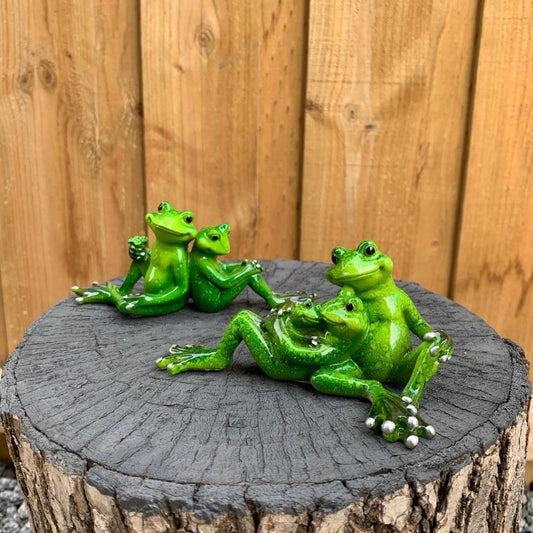 Frogs Decorative Frog Figurines Family & Lovers Garden Home Décor Ornament