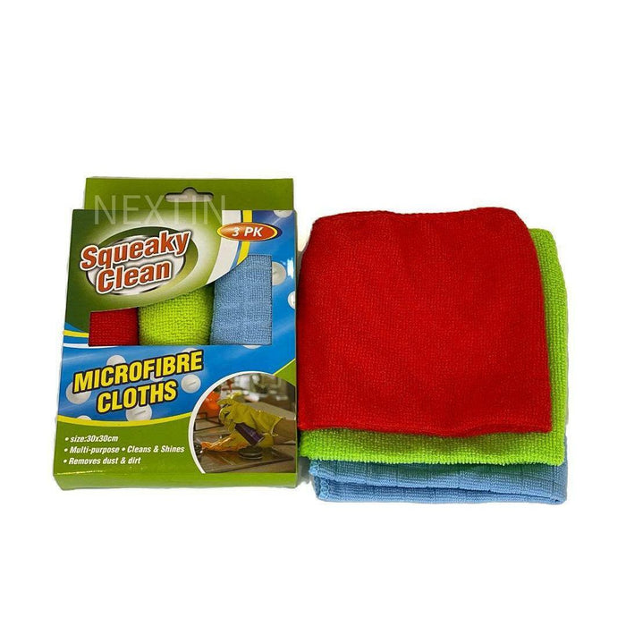 Microfiber Towels Cleaning Cloths Multipurpose Quick Dry Dusting Cloth 6/12pcs