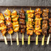 Bamboo Paddle Skewers BBQ Sticks Wooden Picks Fruit Kebab Cocktail Party 18cm